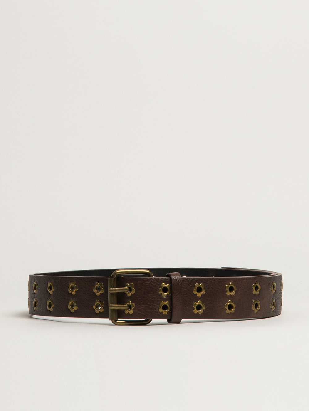 HARLOW LILY GROMMET BELT - BROWN