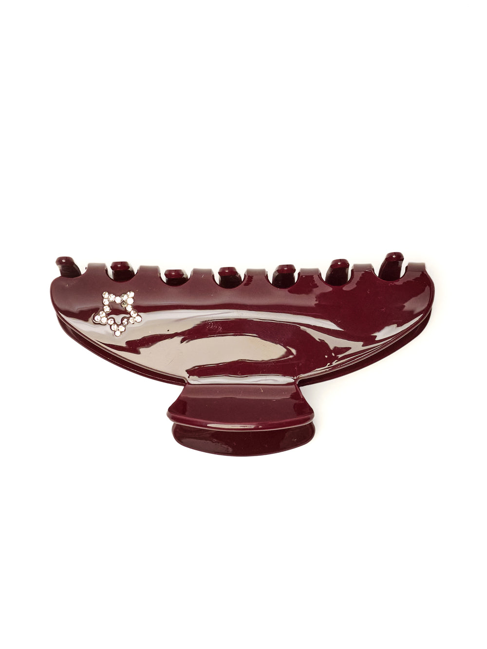 HARLOW KITTY CLAW CLIP - MAROON