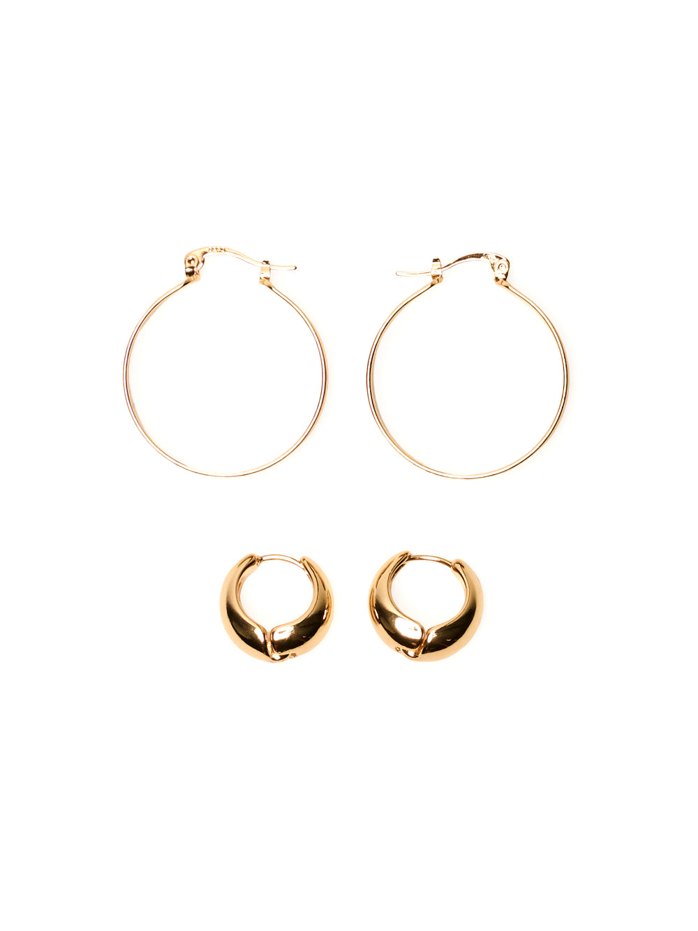 HARLOW LANA HOOPS - GOLD