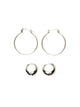 HARLOW LANA HOOPS - SILVER HARLOW - Boathouse USA