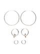 HARLOW MIMI HOOPS - SILVER HARLOW - Boathouse USA