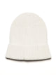 HARLOW MIA FOLDOVER BEANIE - OFF-WHITE