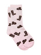 HARLOW WESTERN PRINT SOCK - BABY PINK HARLOW - Boathouse USA