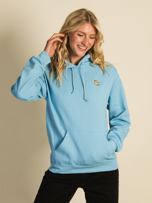 DUCK WITH GLASSES EMBROIDERED HOODIE