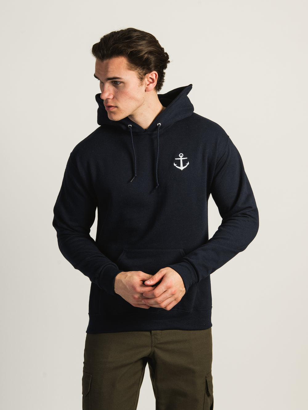 HOTLINE APPAREL ANCHOR EMBROIDERED HOODIE