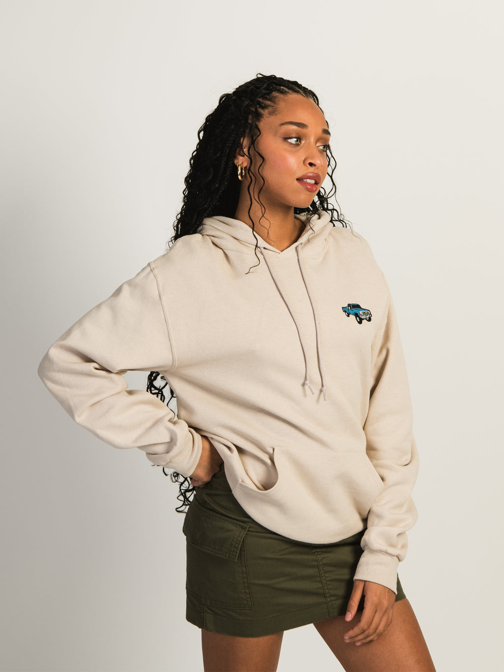 PICKUP EMBROIDERED HOODIE
