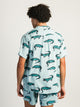 ISLAND HAZE CROCODILE WOVEN SHORT SLEEVE SHIRT ISLAND HAZE - Boathouse USA