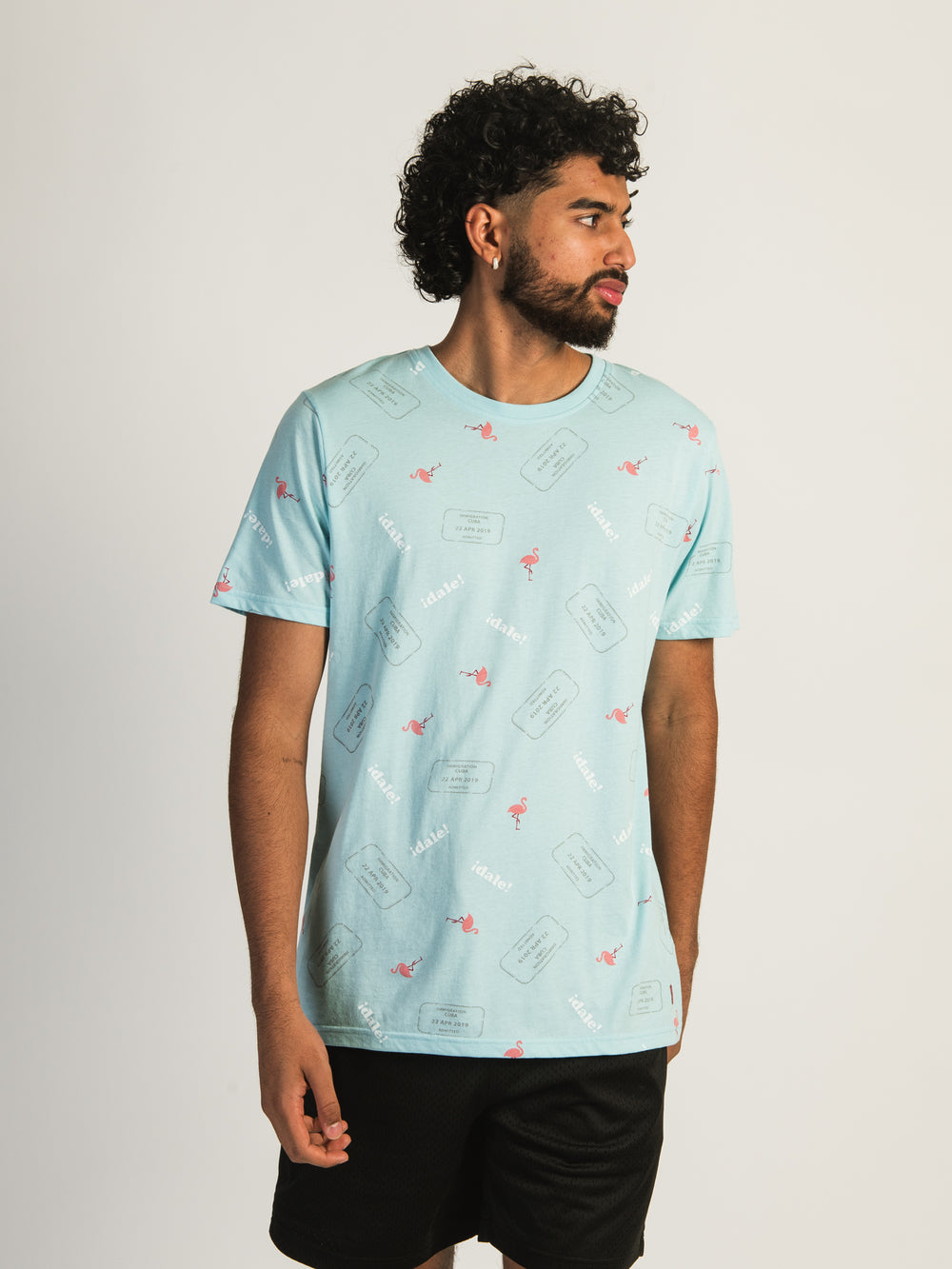 KOLBY DAVID ALL-OVER PRINT TEE - MINT