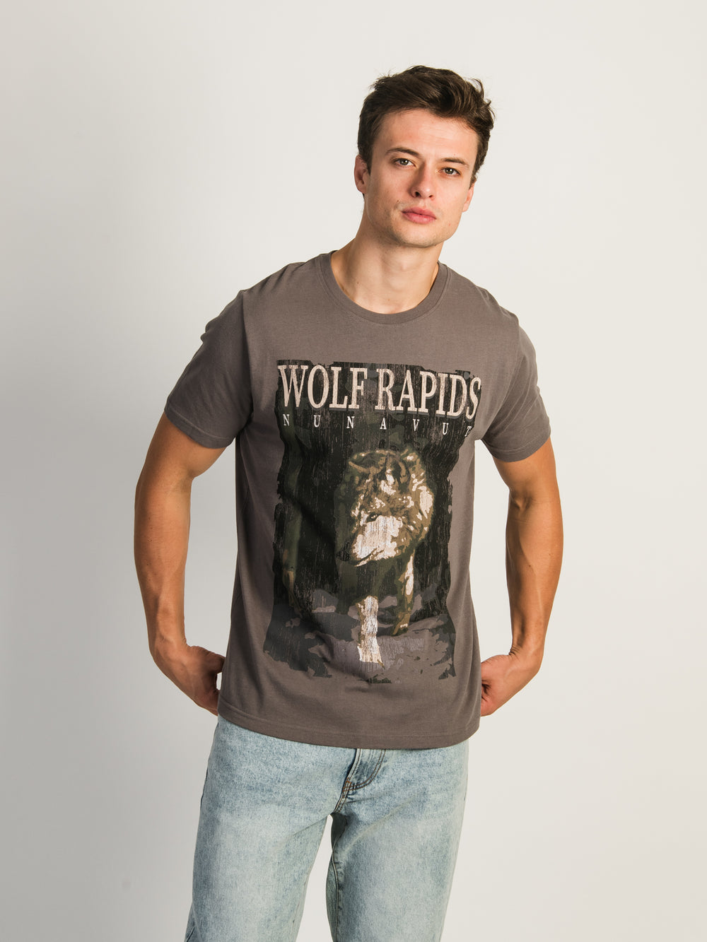 KOLBY PEAKS N CREEKS T-SHIRT - WOLF RAPIDS