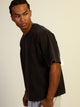 KOLBY SHORT CUT HEAVYWEIGHT TEE - BLACK KOLBY - Boathouse USA