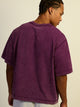 KOLBY SHORT CUT HEAVYWEIGHT TEE - PURPLE KOLBY - Boathouse USA