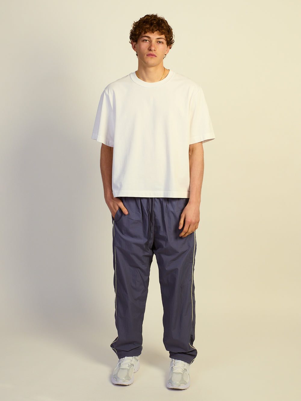 KOLBY SHORT CUT HEAVYWEIGHT TEE - WHITE