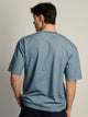 KOLBY BOXY FIT TEE - HEATHER BLUE KOLBY - Boathouse USA