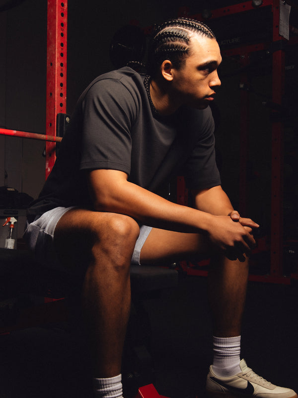 KOLBY KEEP COOL BOXY FIT TEE - BLACK