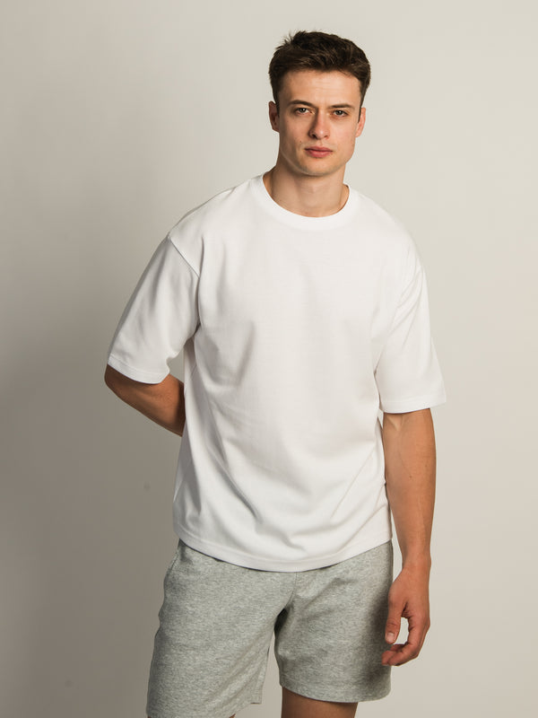 KOLBY KEEP COOL BOXY FIT TEE- WHITE