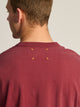 KOLBY LOOSE FIT FOOTBALL TEE - BURGUNDY KOLBY - Boathouse USA