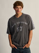KOLBY LOOSE FIT FOOTBALL TEE - CHARCOAL KOLBY - Boathouse USA