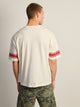KOLBY LOOSE FIT FOOTBALL TEE - WHITE KOLBY - Boathouse USA