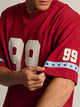 KOLBY LOOSE FIT FOOTBALL T-SHIRT - RED KOLBY - Boathouse USA