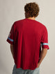 KOLBY LOOSE FIT FOOTBALL T-SHIRT - RED KOLBY - Boathouse USA