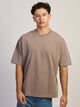 KOLBY PREMIUM HEAVYWEIGHT T-SHIRT - CHOCOLATE