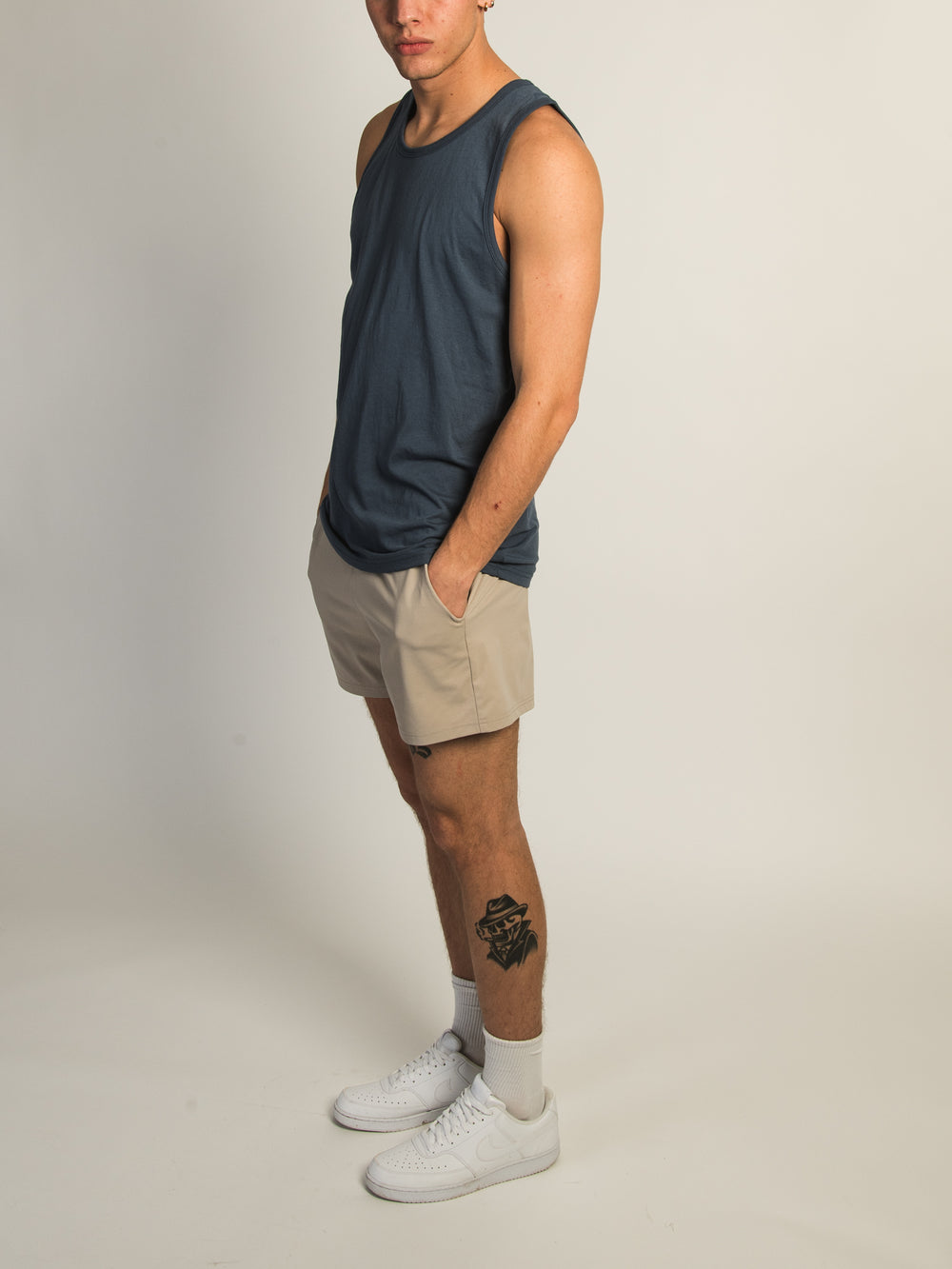 KOLBY ESSENTIAL TANK TOP - VINTAGE BLUE