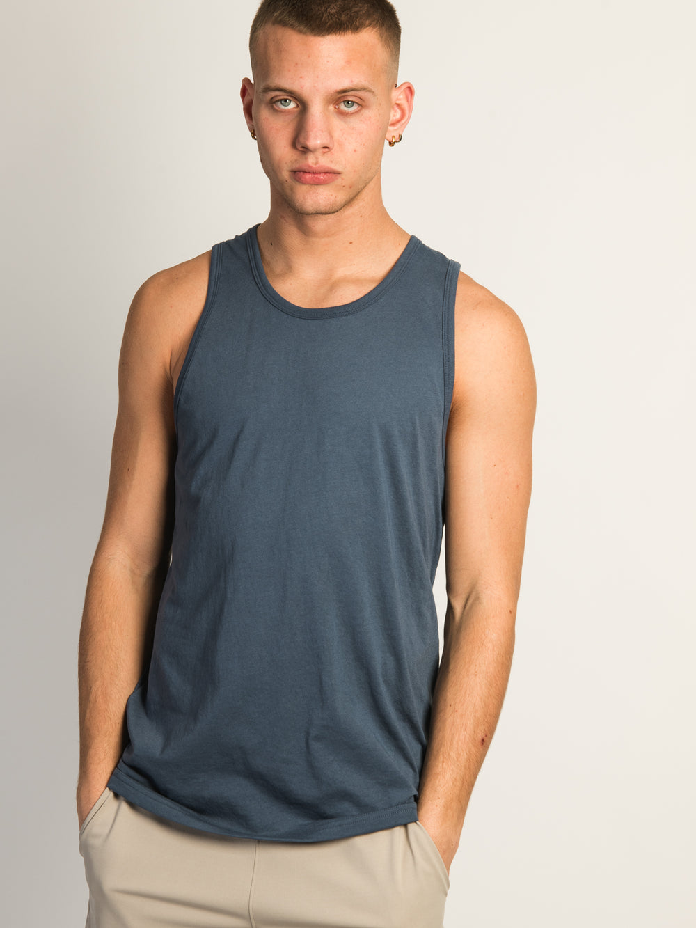 KOLBY ESSENTIAL TANK TOP - VINTAGE BLUE
