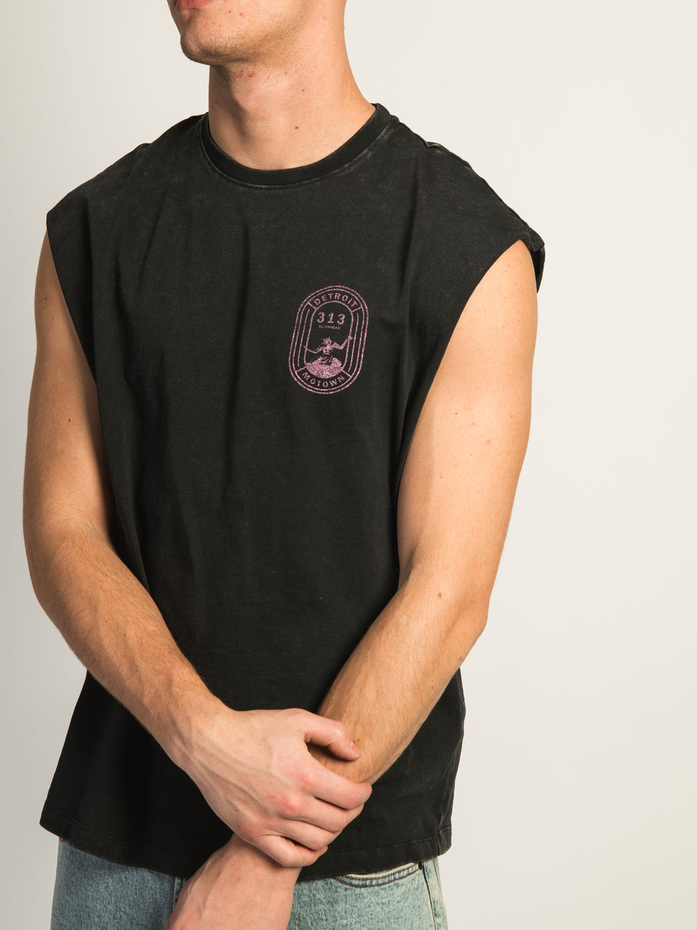 KOLBY GRAPHIC MUSCLE TANK - DETROIT