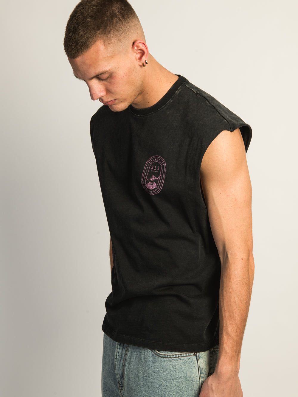 KOLBY GRAPHIC MUSCLE TANK - DETROIT