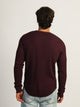 KOLBY WAFFLE HENLEY - MAUVE