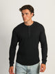 KOLBY WAFFLE HENLEY - NAVY KOLBY - Boathouse USA