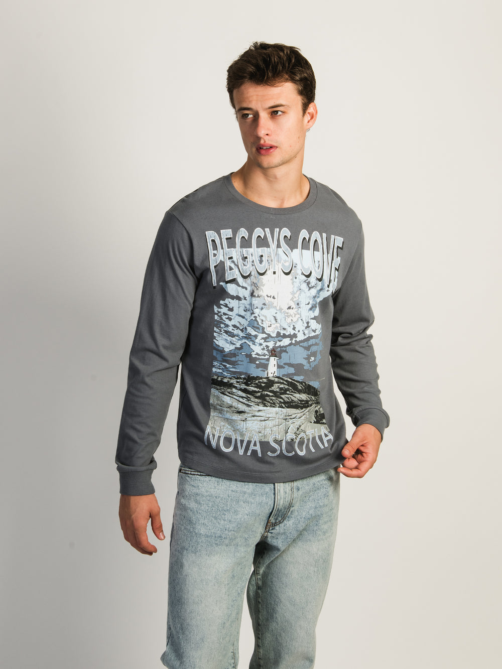 KOLBY PEAKS N CREEKS LONG SLEEVE TEE - PEGGYS COVE