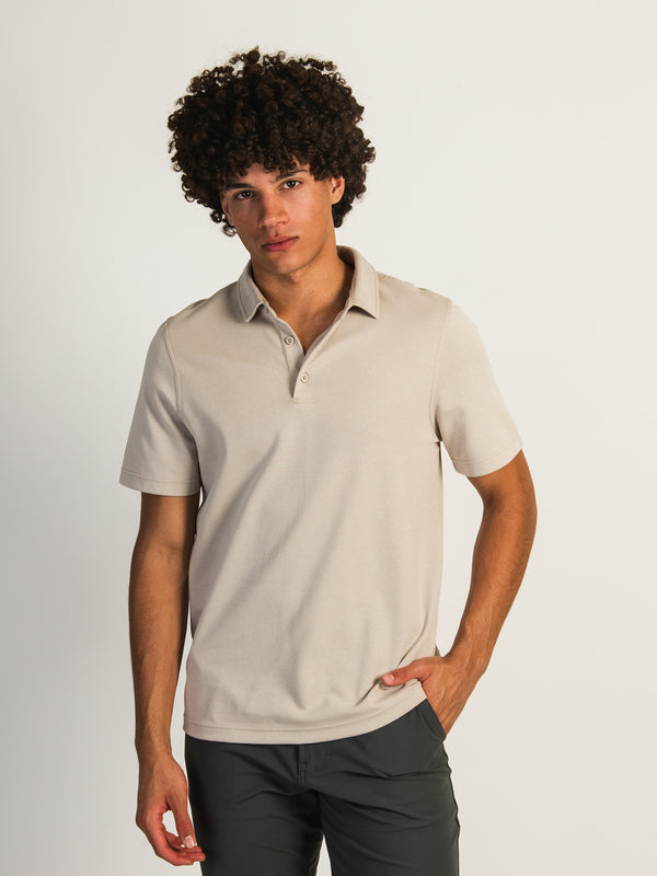 KOLBY KEEP COOL POLO - PEBBLE