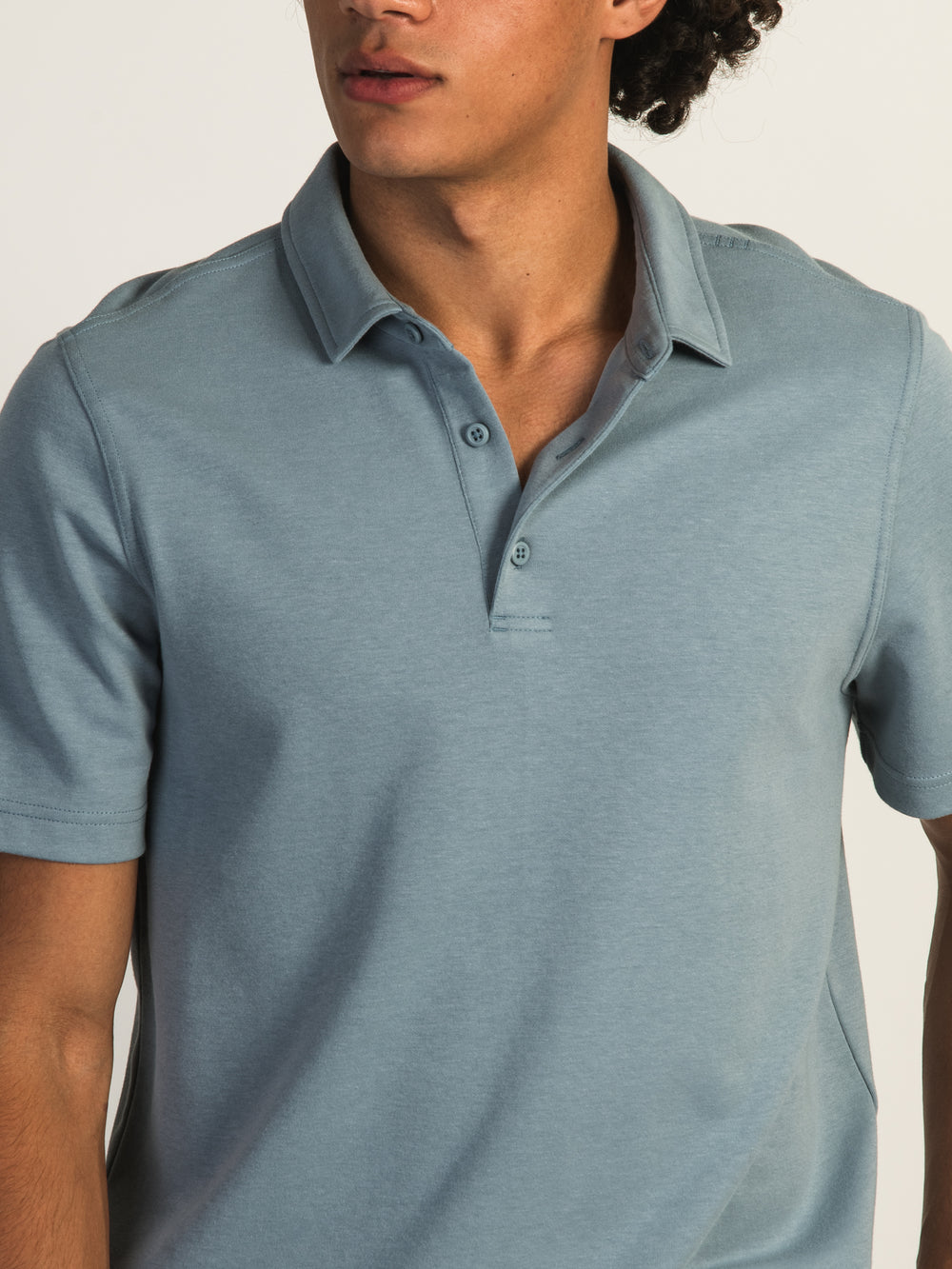 KOLBY KEEP COOL POLO - POWDER BLUE