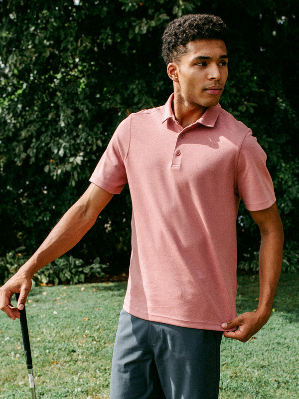 KOLBY KEEP COOL POLO - ROSE