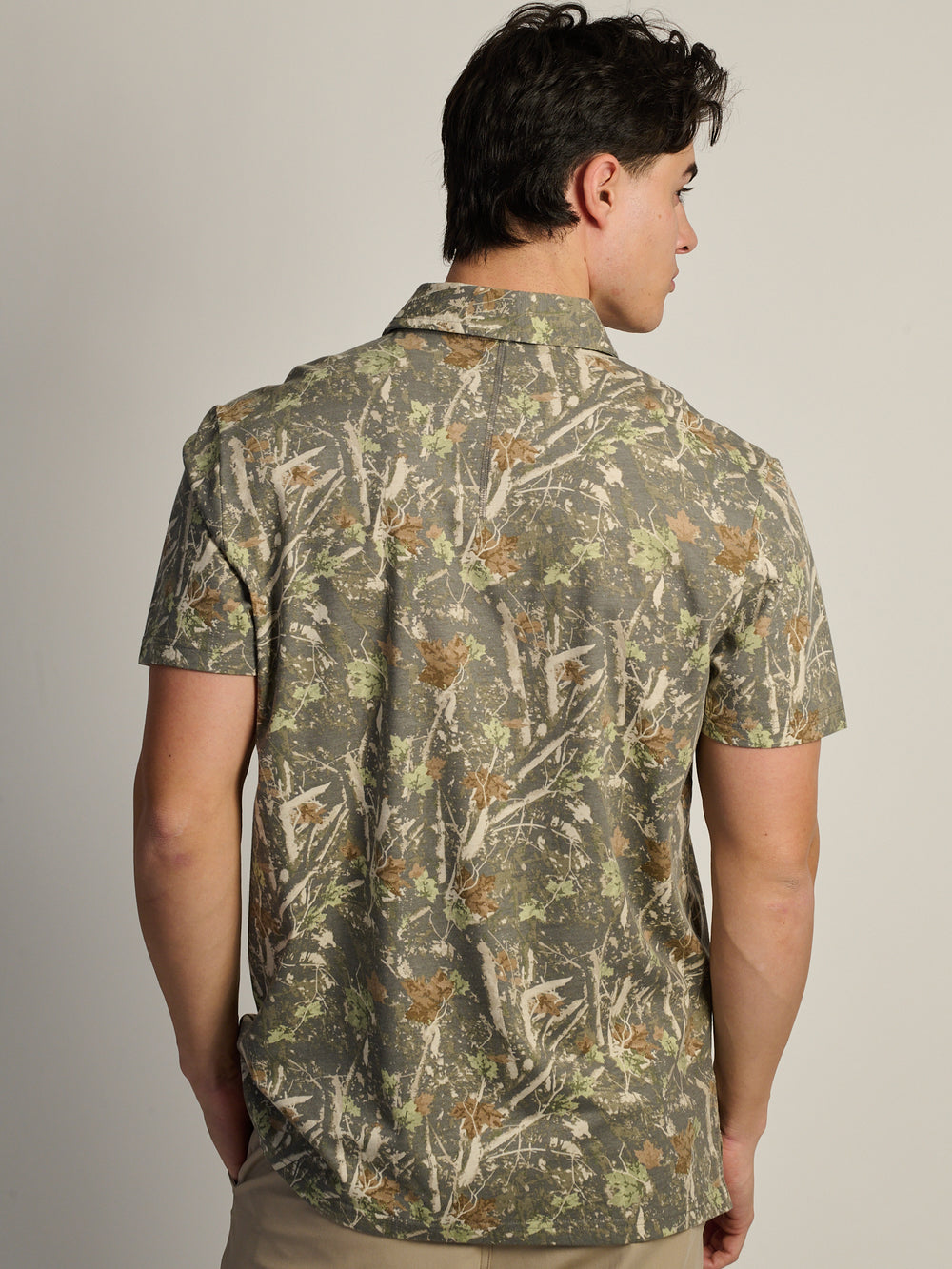 KOLBY KEEP COOL LIGHTWEIGHT POLO - CAMO