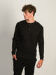 KOLBY SUEDED HENLEY - BLACK KOLBY - Boathouse USA