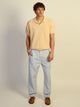 KOLBY RELAXED FIT KNIT POLO - NATURAL KOLBY - Boathouse USA