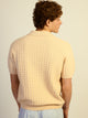 KOLBY RELAXED FIT KNIT POLO - NATURAL KOLBY - Boathouse USA
