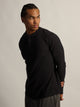 KOLBY TEXTURED WAFFLE HENLEY TEE - BLACK KOLBY - Boathouse USA
