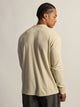 KOLBY TEXTURED WAFFLE HENLEY TEE - OFF WHITE KOLBY - Boathouse USA