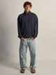 KOLBY HEAVYWEIGHT TRACK JACKET TEE - CARBON NAVY KOLBY - Boathouse USA
