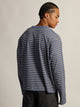 KOLBY ESSENTIAL BAGGY LONG SLEEVE TEE - BLUE STRIPE KOLBY - Boathouse USA