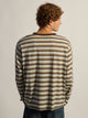 KOLBY ESSENTIAL BAGGY LONG SLEEVE TEE - BROWN STRIPE KOLBY - Boathouse USA
