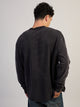 LONG SLEEVE HEAVYWEIGHT FOOTBALL TEE - VINTAGE BLACK
