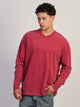 LONG SLEEVE HEAVYWEIGHT FOOTBALL TEE - VINTAGE RED