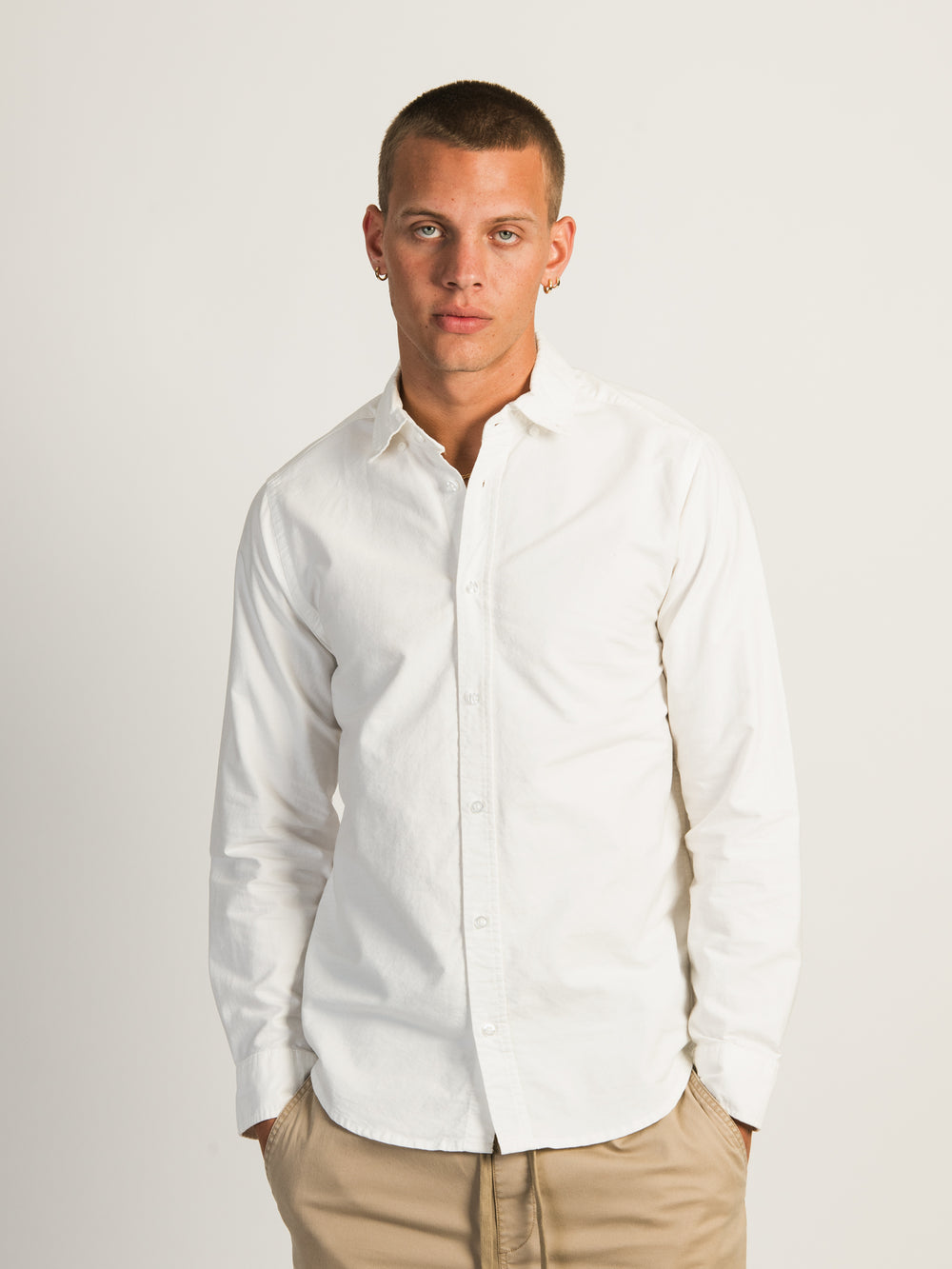 KOLBY OXFORD SHIRT - WHITE