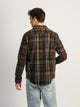 KOLBY CLASSIC PLAID BUTTON UP - BROWN KOLBY - Boathouse USA