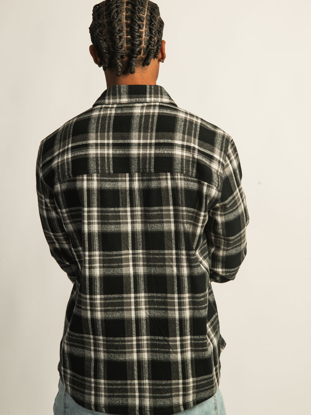 KOLBY 90S FLANNEL - BLACK