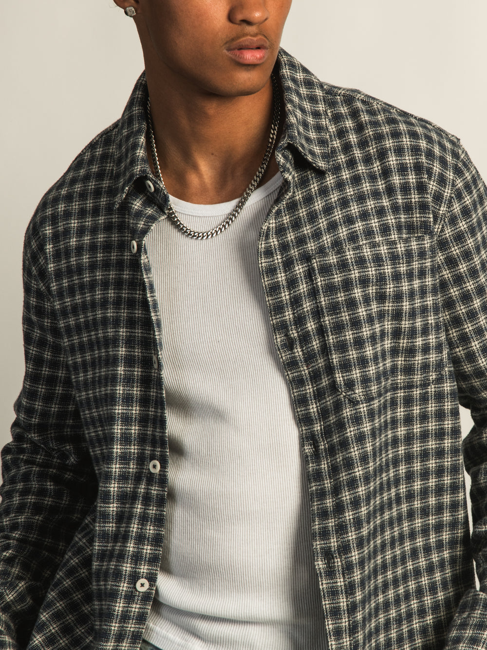 KOLBY 90S FLANNEL - BLUE